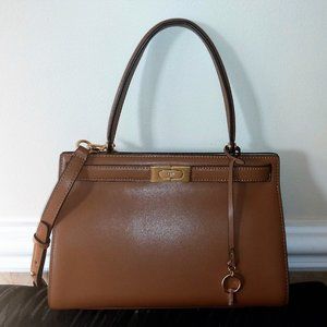 Tory Burch Small Lee Radziwill Leather Bag - Moose